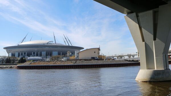 Стадион Санкт-Петербург Арена на Крестовском острове в Санкт-Петербурге