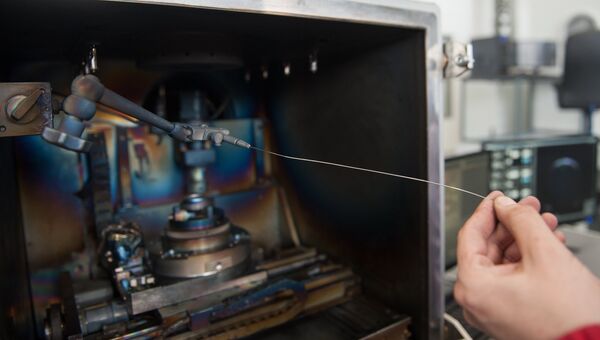 Первый российский 3D-принтер для печати крупных металлических изделий. Архивное фото