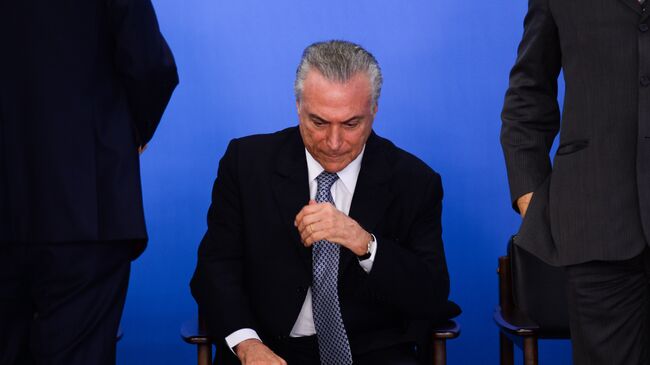 Президент Бразилии Мишел Темер. Архивное фото