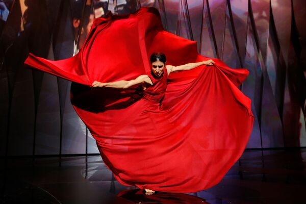 Испанская танцовщица Бланка Ли на церемонии открытия 70-го Каннского международного кинофестиваля