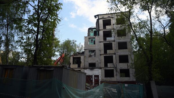 Снос пятиэтажных домов в Москве