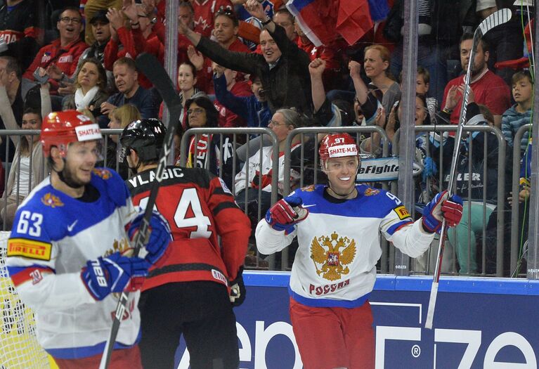 Хоккей. Чемпионат мира. Матч Канада - Россия