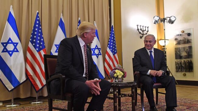 Переговоры Трампа и Нетаньяху. Архивное фото