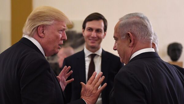 Встреча Дональда Трампа с Биньямином Нетаньяху. Архивное фото