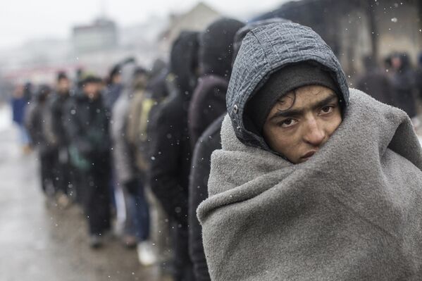 Беженцы в Белграде. Работа фотографа Алехандро Мартинес Велес из Испании
