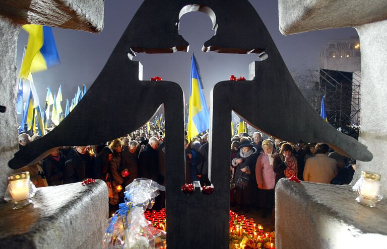 Мемориал памяти жертв голодомора 1932-1933 годов в Киеве