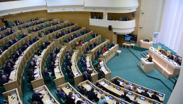 Заседание Совета Федерации России. Архивное фото