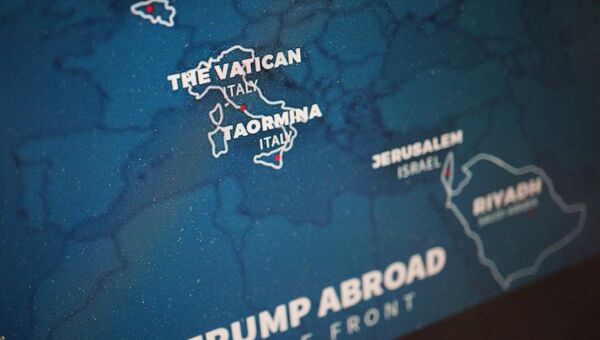 Карта Италии, опубликованная в аккаунте Дональда Трампа в Facebook