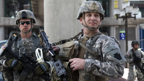 Солдаты Национальной гвардии США. Архивное фото