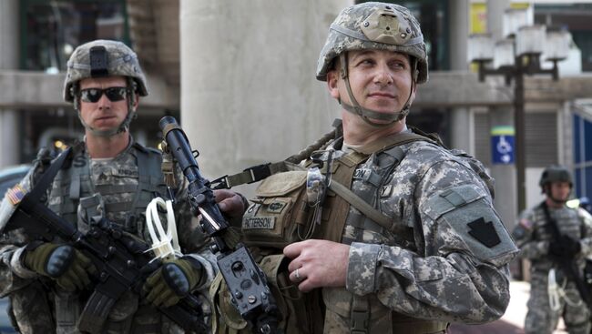 Солдаты Национальной гвардии США. Архивное фото