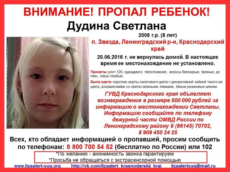 Ориентировка на пропавшего ребенка от ПСО Лиза Алерт Ориентировка на пропавшего ребенка от ПСО Лиза Алерт