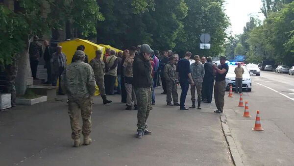 Неизвестные лица захватили кабинет председателя Госгеонедр Украины, 25 мая 2017