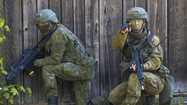 Эстонские военные. Архивное фото