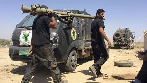 Иракские контртеррористические силы возле города Фаллуджи. Архивное фото