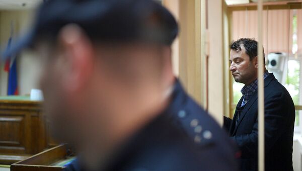 Бывший генеральный директор театральной труппы Седьмая студия Юрий Итин, задержанный после обысков в Гоголь-центре. Архивное фото