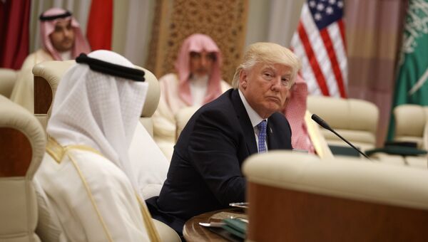 Дональд Трамп на саммите Совета сотрудничества арабских государств Персидского залива в Эр-Рияде. 21 мая 2017