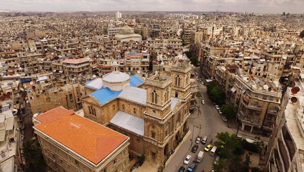 Вид на город Алеппо. Архивное фото