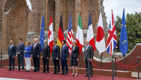 Cаммит G7 официально открылся в сицилийском городе Таормине. Италия, 26 мая 2017