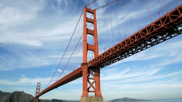 Мост Золотые Ворота в Сан-Франциско. Архивное фото