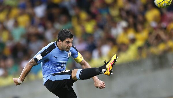 Уругвайский футболист, нападающий испанского клуба Барселона Луис Суарес