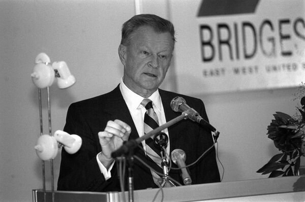 Американский политолог Збигнев Бжезинский. 1991 год Американский политолог Збигнев Бжезинский. 1991 год