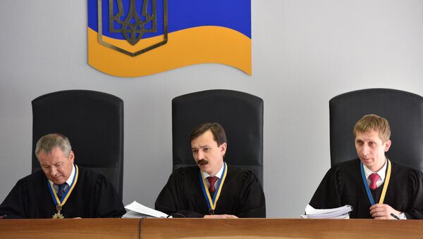 Заседание суда в Киеве по делу Виктора Януковича. Архивное фото