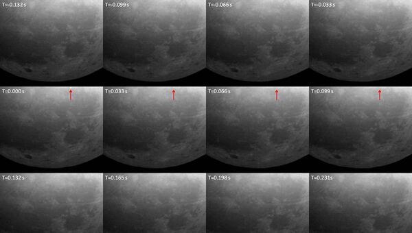 Следы падения астероидов на Луну на снимках, полученных телескопом ЕКА в Греции