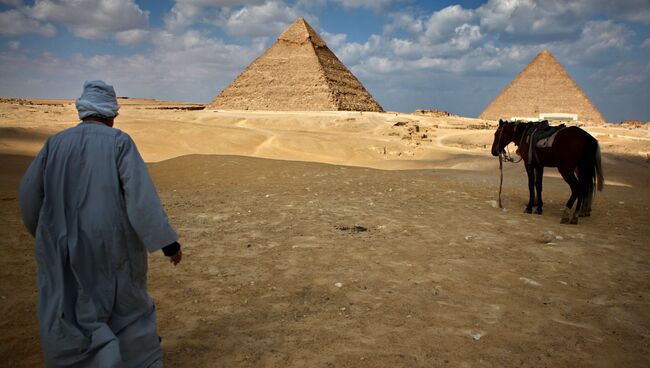 Пирамиды Гизы. Архивное фото