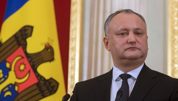 Президент Молдавии Игорь Додон. Архивное фото