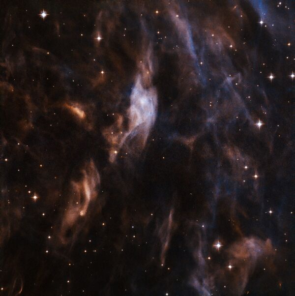 Туманность Sh2-308 снятая телескопом Хаббл