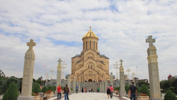 Цминда Самеба или собор Святой Троицы в Тбилиси