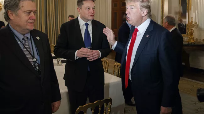 Дональд Трамп и Илон Маск