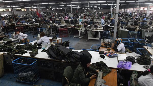 Государственная швейная фабрика в городе Млеха