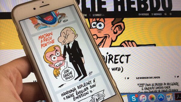 Карикатура в журнале Charlie Hebdo