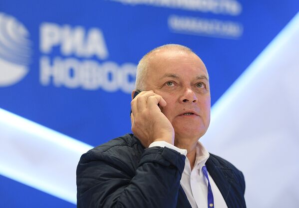 Генеральный директор МИА Россия сегодня Дмитрий Киселев на Санкт-Петербургском международном экономическом форуме 2017