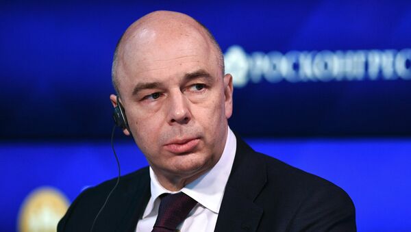Министр финансов Российской Федерации Антон Силуанов на Санкт-Петербургском международном экономическом форуме 2017