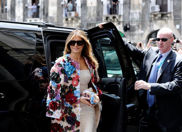 Первая леди США Меланья Трамп прибыла на саммит G7