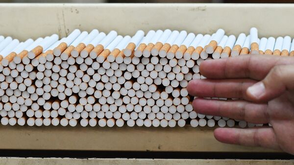 Цех производства сигарет