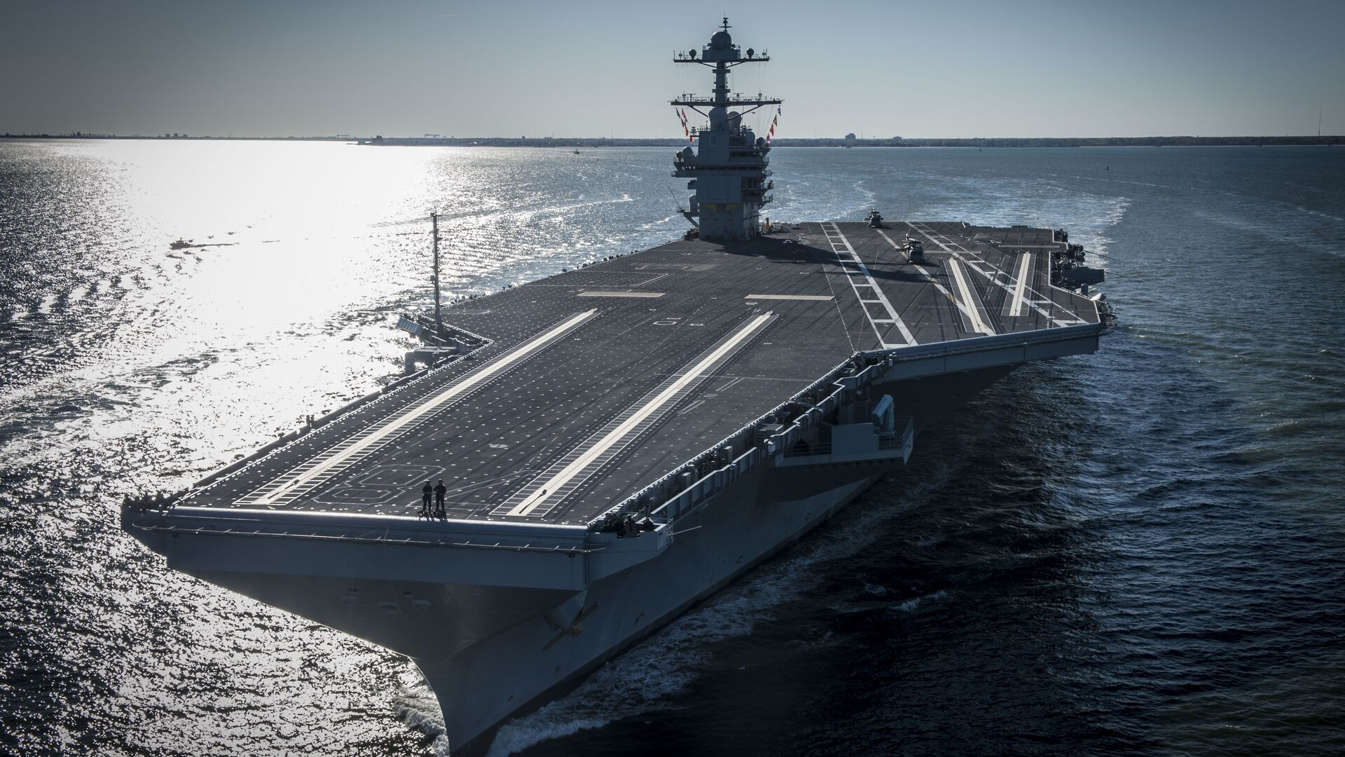 Авианосец USS Gerald R. Ford - РИА Новости, 1920, 13.08.2021