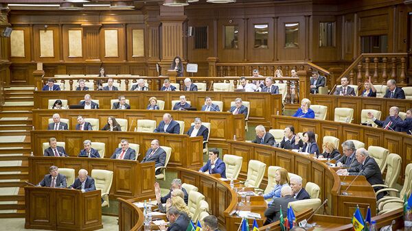 Заседание парламента Молдавии. Архивное фото
