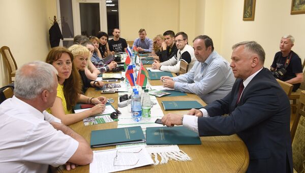 Встреча российских журналистов с директором заповедника Беловежская пуща