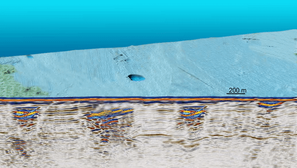 Километровые кратеры на дне Баренцева моря могли возникнуть в результате таяния замороженного метана