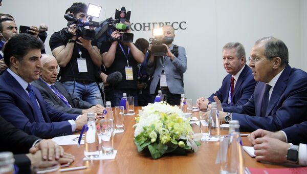 Встречи главы МИД РФ С. Лаврова в рамках ПМЭФ