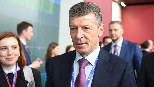 Заместитель председателя правительства РФ Дмитрий Козак на Санкт-Петербургском международном экономическом форуме 2017