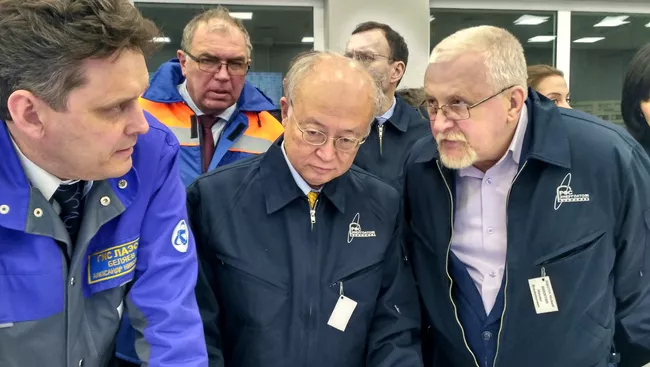 Визит главы МАГАТЭ Юкио Амано на ЛАЭС