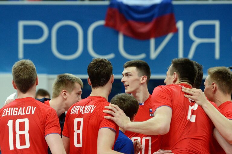 Волейбол. Мировая лига. Мужчины. Матч Россия - Аргентина Волейбол. Мировая лига. Мужчины. Матч Россия - Аргентина