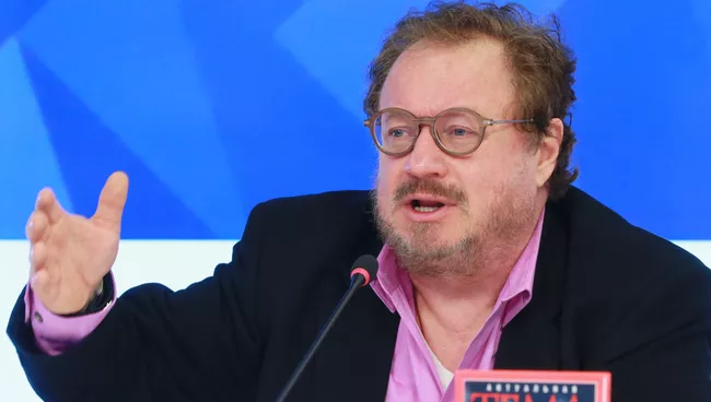 Политолог Николай Злобин во время презентации книги Кто есть кто в команде Трампа?