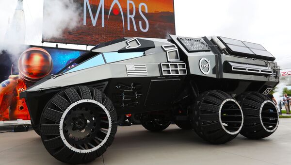 Прототип автомобиля для Марса Mars Rover в Космическом центре имени Кеннеди