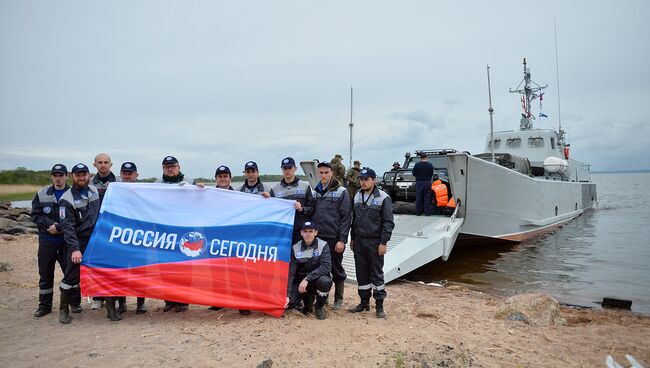 Участники комплексной экспедиции РГО Гогланд-2017