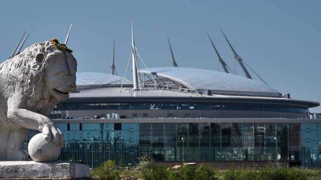 Стадион Санкт-Петербург Арена на Крестовском острове в Санкт-Петербурге